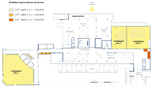 Exhibition space layout